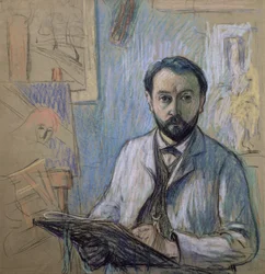 Autoportrait dans son atelier, 1889